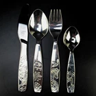 Zwilling Stainless Steel Childrens Cutlery Series Twin Kids JUNGLE Jungle 4 Pieces
