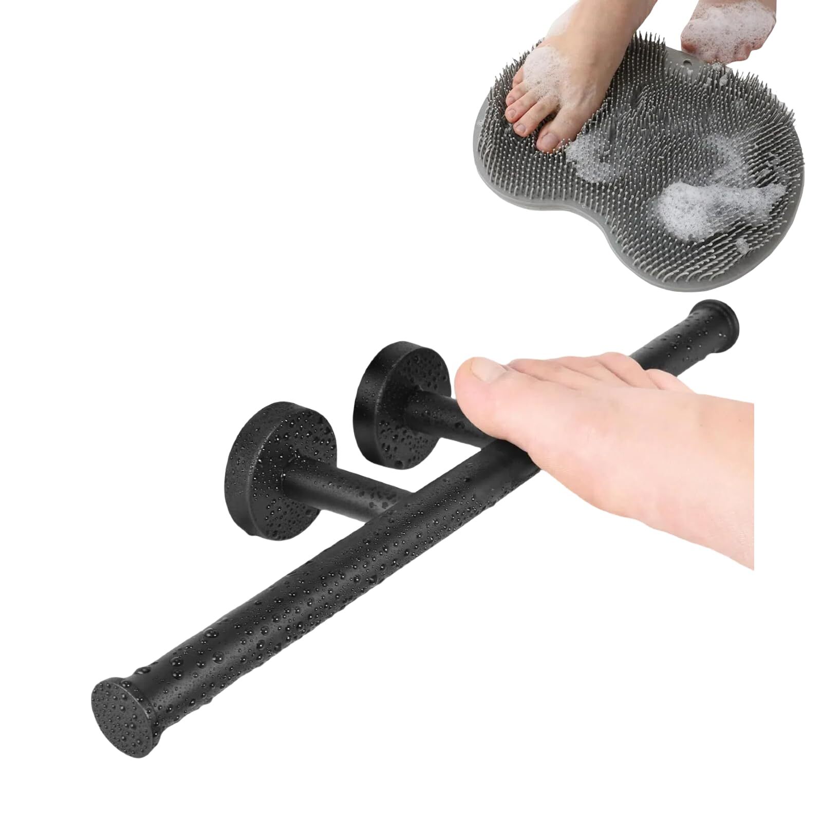 Shower Foot Rest Bar,Shower Foot Rest for Shaving Legs,Wall Mounted Corner Sh...