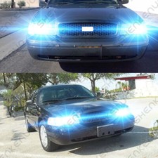 For Ford Crown Victoria 1998-2011 Combo 8000k 9007 Led Headligh Hilo Beam Bulbs