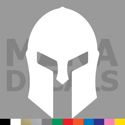 #ad #ad Spartan Helmet Vinyl Die Cut Decal Sticker Corinthian Sparta Greek Armor $12.99