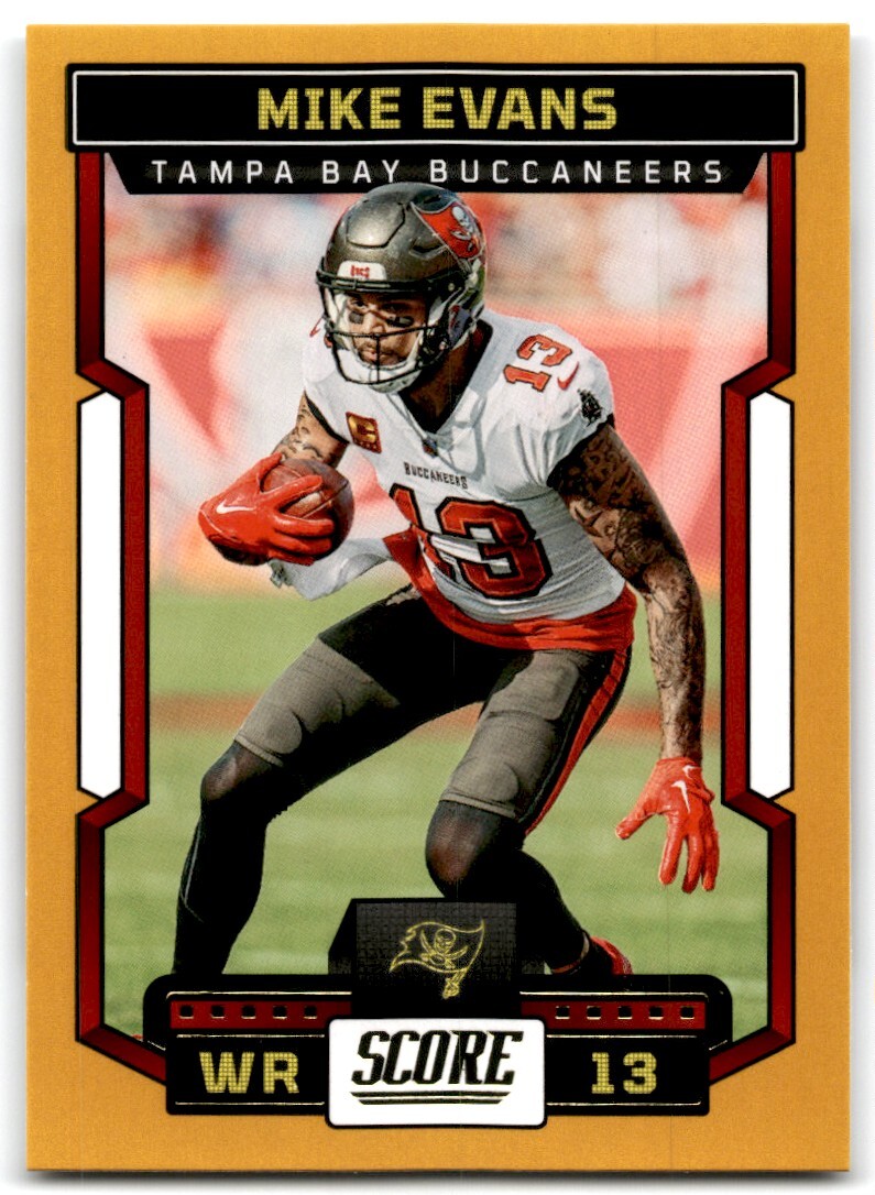 2023 SCORE YELLOW MIKE EVANS TAMPA BAY BUCCANEERS #64