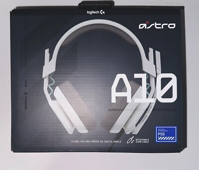ASTRO Gaming A10 Gen 2 Wired Gaming Headset PS5/4 and PC - White
