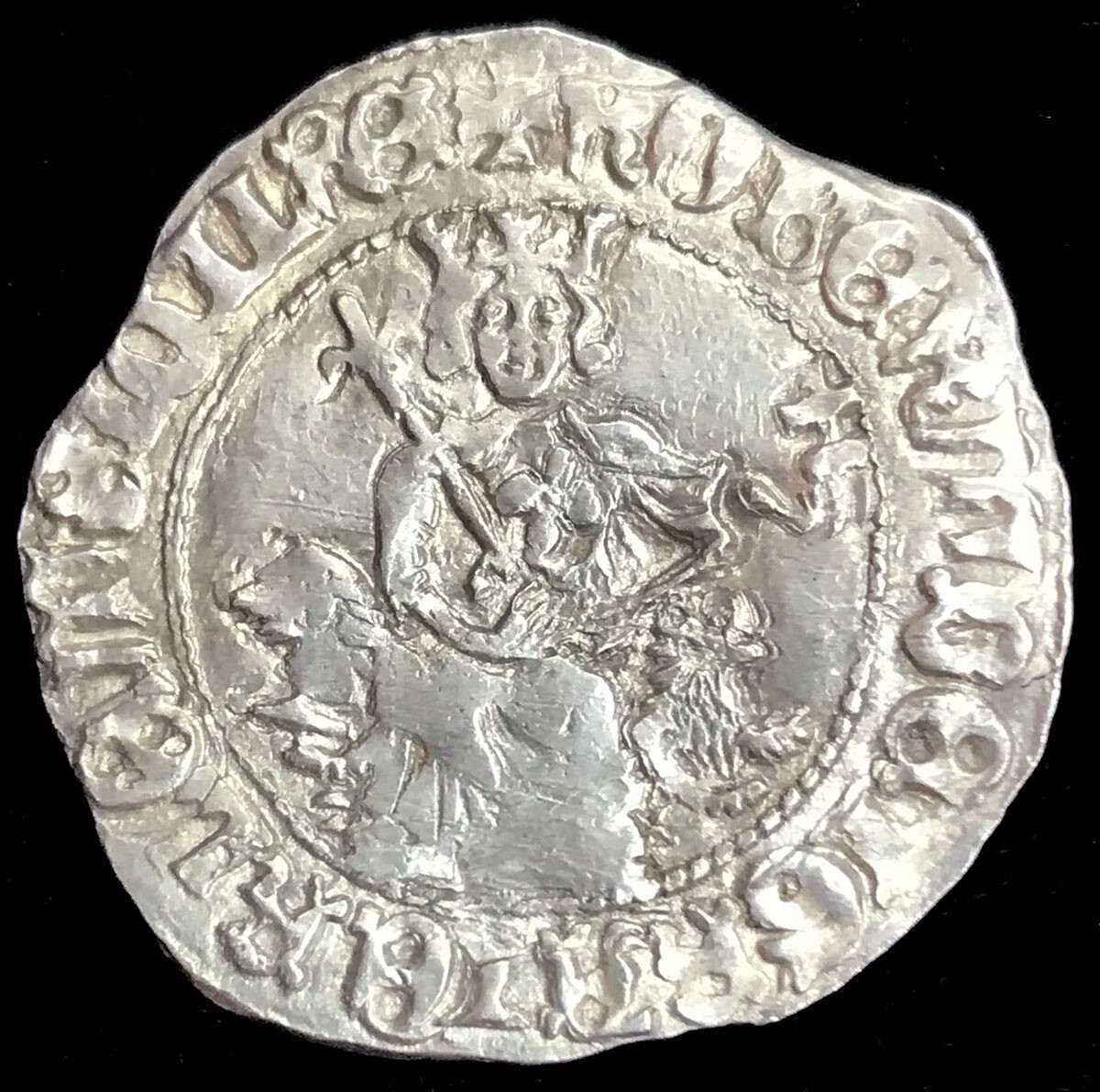 1309-1343 SILVER NAPLES ITALIAN STATES 1 GIGLIATO ROBERT THE WISE