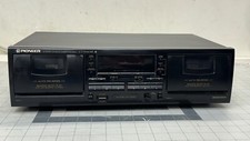Pioneer Stereo Double Cassette Deck CT-W404R Highspeed Copy System Parts Repairs