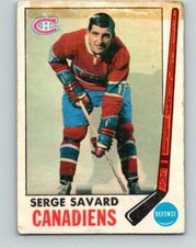 (HCW) 1969-70 O-Pee-Chee #4 Serge Savard RC Rookie Montreal Canadiens V2009