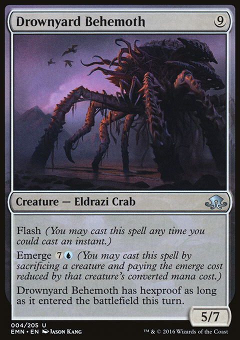 Magic the Gathering MTG Drownyard Behemoth (4) Eldritch Moon   NM