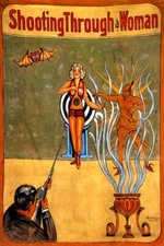 FREAK GEEK CIRCUS SHOOTING THROUGH A WOMAN VINTAGE POSTER REPRO