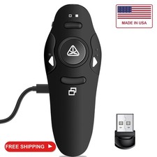 Rechargeable Presentation Clicker Wireless Presenter Remote USB Control