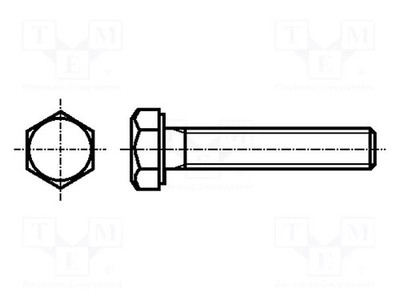 Schraube säurebeständiger Stahl A4 M10x30 Kopf: Sechskant 1,5