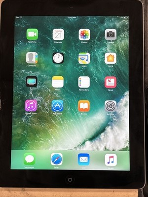 Apple iPad 4th Gen Retina 28GB Wi-Fi 9.7in - Silver - Read Description