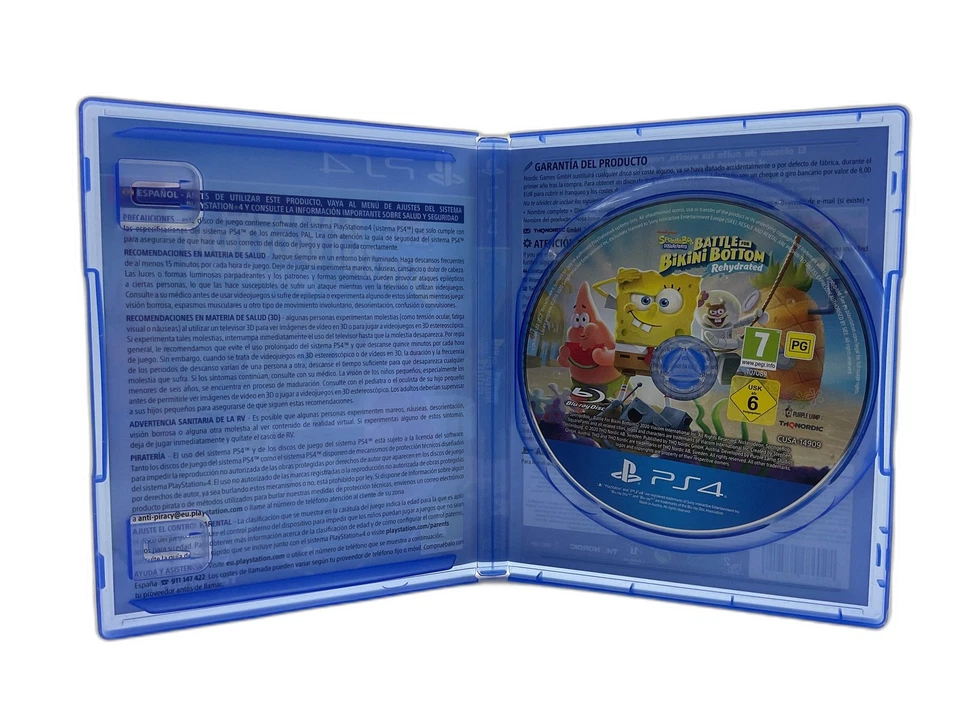 JUEGO PS4 BOB ESPONJA BATTLE FOR BIKINI BOTTOM REHYDRATED PS4 20412186, foto 4 de 4