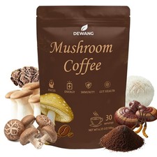 Mushroom Coffee 6 Mushroom Instant Blend with Lion s Mane, Cordyceps, Reishi..
