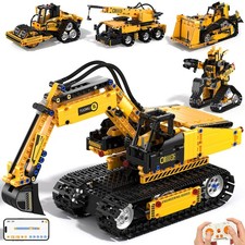5 in 1 Building Toys STEM Robotics Kit for Kids 6-14, Remote  APP Controlled...