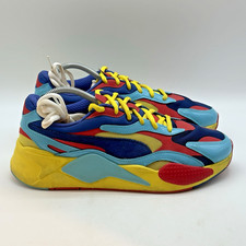 Puma RS-X3 Plastic Pack Limoges Men 10 High Risk Red Lace Up Multicolor Sneakers