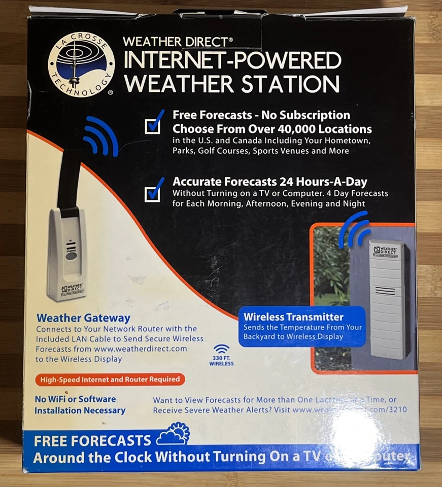Lacrosse Internet Powered Weather Station Wd-3210U-AL - Image 2 of 3