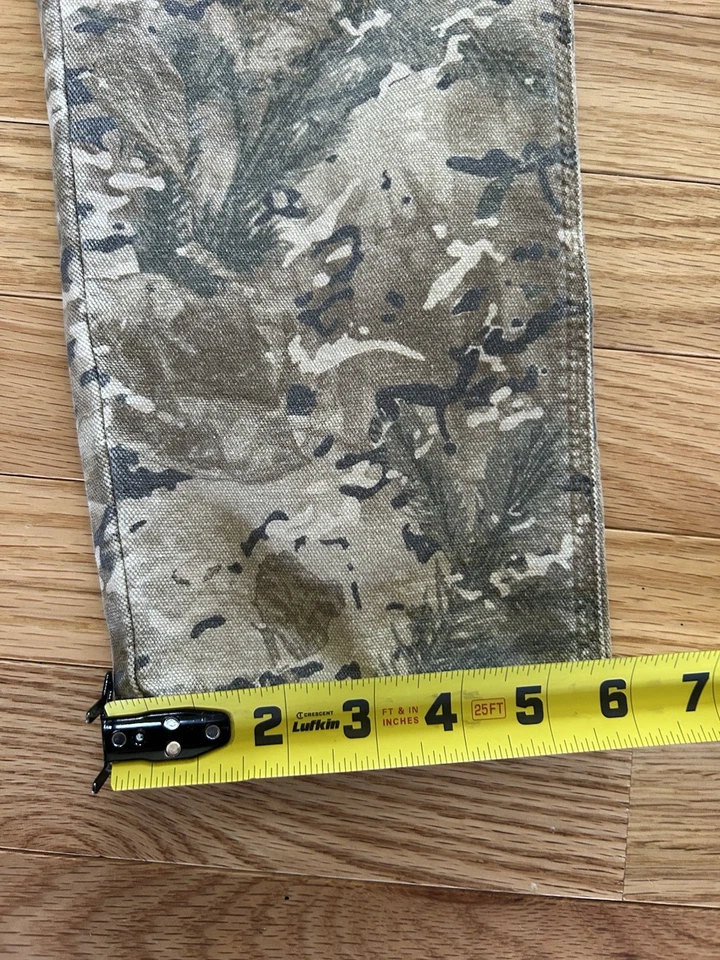 MONOS BABERO Carhartt WIP para mujer camuflados combi/desierto usados lona S pierna recta Foto 3 de 4
