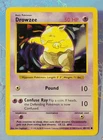 Drowzee 49/102 Shadowless Base Set Pokemon Card MP