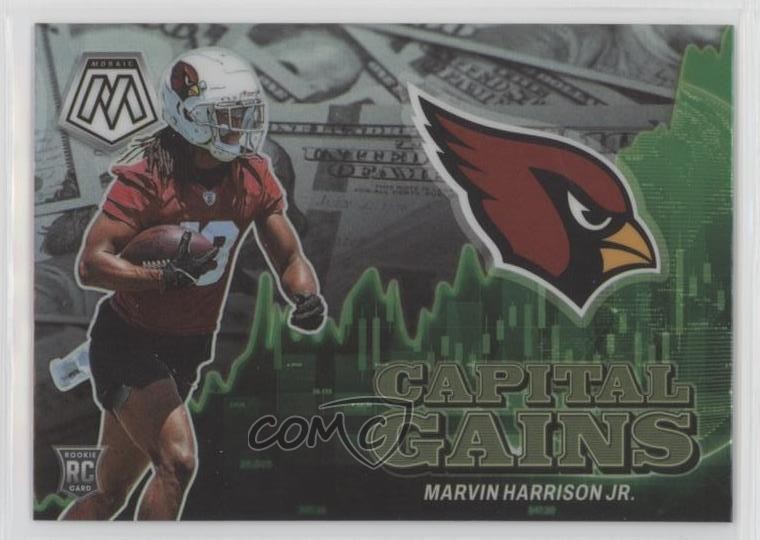 2024 Panini Mosaic Capital Gains Silver Prizm Marvin Harrison Jr Rookie RC 1oa8