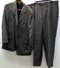 Daytons Marshalls Fields Hudsons Men's Suit Gray Pattern Wool Fiori 2 Piece 48T — photo 1