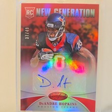 2013 Certified Mirror Red Signature New Generation DeAndre Hopkins #223 auto/49