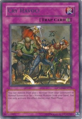 Cry Havoc! - PTDN-EN078 - Rare - Unlimited Edition - Heavily Played