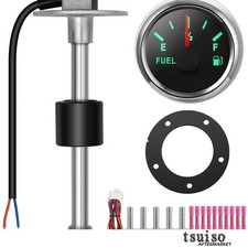 Universal Fit Fuel Sending Unit With Adjustable Backlight Gauge For Boats Rvs