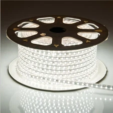 328FT 12V 2835 120LED/M IP67 Waterproof Underwater Flexible Rope LED Strip Light