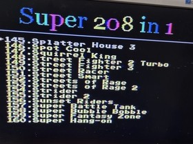 Mini Console classic 208 Build in Game.     (Classic Sega megadrive games)