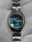 Seiko 2206-0300 Hi-Beat Automatic 17J Vintage Watch Green Gradation Dial Japan