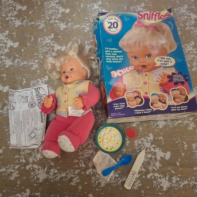Lil Sniffles Baby Doll Interactive Little Sniffles Play Sick Doctor Irwin Toys