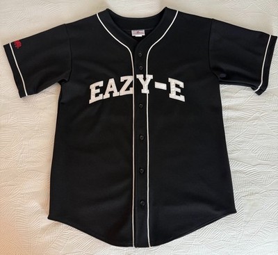 VINTAGE RARE EAZY-E IMPACT OF A LEGEND 02 RUTHLESS RECORDS BASEBALL JERSEY XL