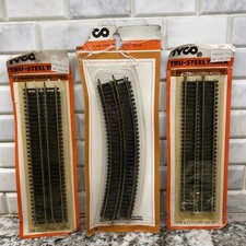 NEW Old Stock 3 Packs Vintage TYCO 9" STRAIGHT  Curve TRAIN TRACK 4 Pcs Each 12