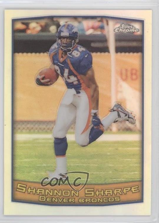 1999 Topps Chrome Refractor Shannon Sharpe #12 HOF h8k