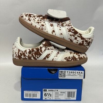 adidas Womens Samba LT Cow Print Pack  Brown  JS3931 Women s 6.5 New
