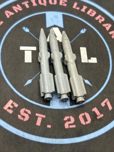 GI Joe ARAH. 1983 Wolverine. Parts. Missile, Quantity Of 3