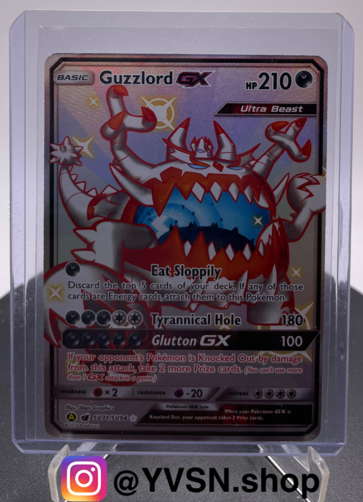 Pokemon Hidden Fates: Shiny Vault Guzzlord GX SV71/SV94 NM/M