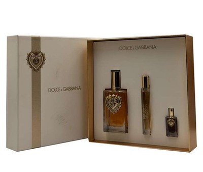 Dolce & Gabbana Devotion Perfume 3pcs set-3.3 oz EDP SP+0.33 oz Mini+0.17 oz EDP