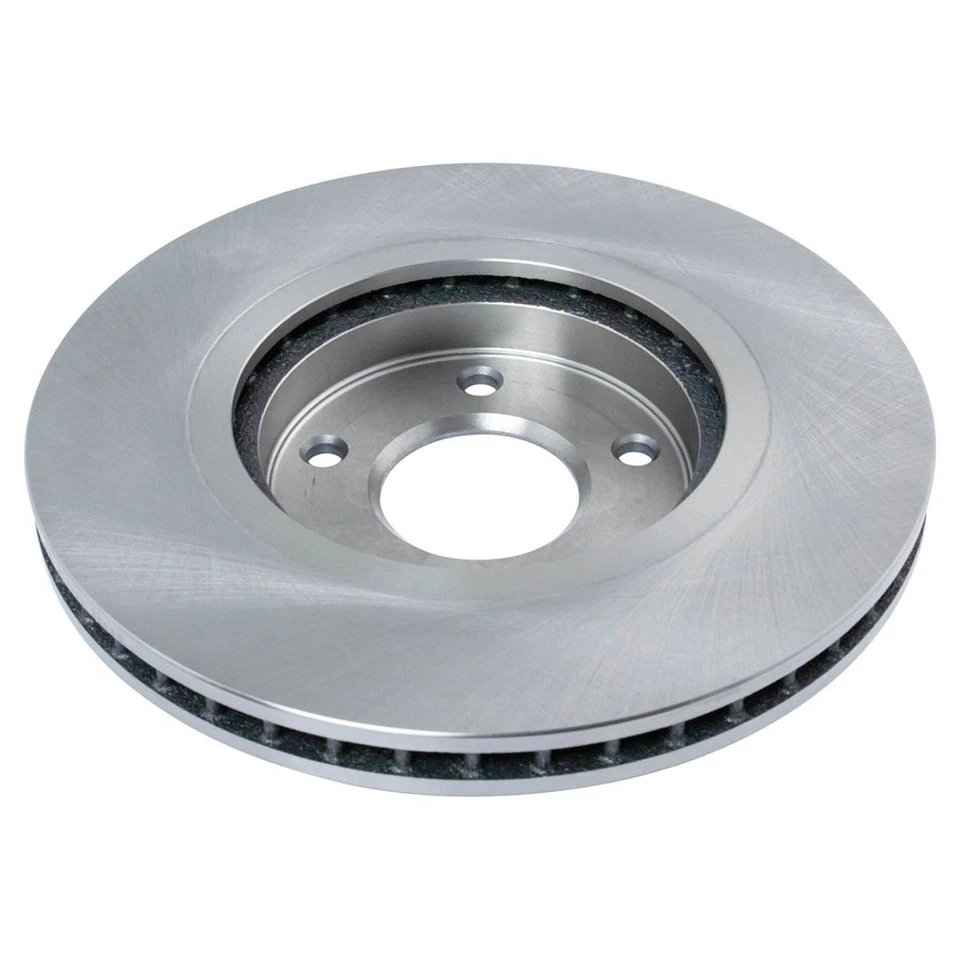 Kit de pastillas de freno delanteras cerámicas y discos de 2 rotores para Nissan Rogue 08-13 Foto 2 de 4