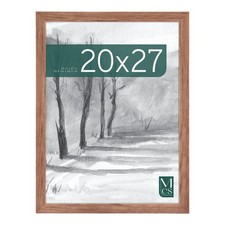 MCS Museum Poster Frame 20x27 Medium Oak Woodgrain - Vertical  Horizontal Wall