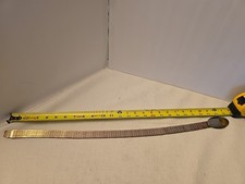 VTG Gold Tone Waist Belt Scales Womens 23" Stretchy Skinny Belt