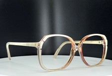 VTG UNBRANDED Butterfly Tan Brown Womens 80's Eyeglasses FRAMES ONLY