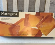 Neutrogena Transparent Facial Cleansing Bar Soap 6pk Bars - Original Formula New