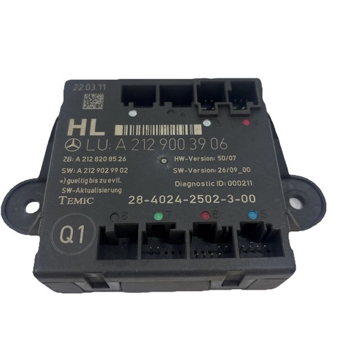 (M26) A2129003906 Orig. MERCEDES-BENZ C-Klasse W204 Türsteuergerät Hinten Links