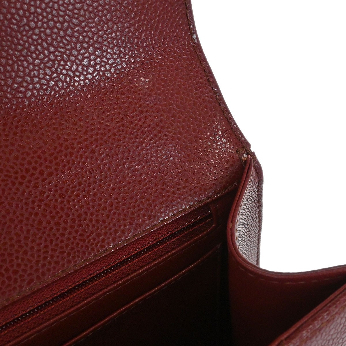 Chanel Bordeaux Calfskin Mademoiselle Lock Top Handle Handbag 135843 thumbnail 6