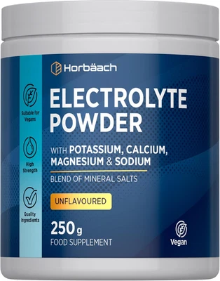 HORBAACH Electrolytes Powder 250G | Keto & Fasting Electrolyes Drink | 100 Servings