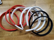 SALE Set of 9 Velvet Covered Headbands DIY Crafts