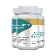 3-Pack CalmPro 5 Nerve Calming Support Formula Calm Pro 5 - 180 Capsules