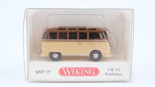 Wiking H0 031705 VW T1 Sambabus marrón-beige | Condition: Gebraucht