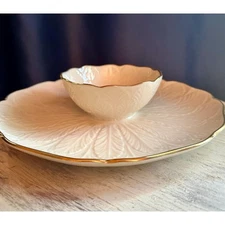 Lenox Greenfield Gourmet Server Lenox Chip and Dip Platter Vintage Lenox