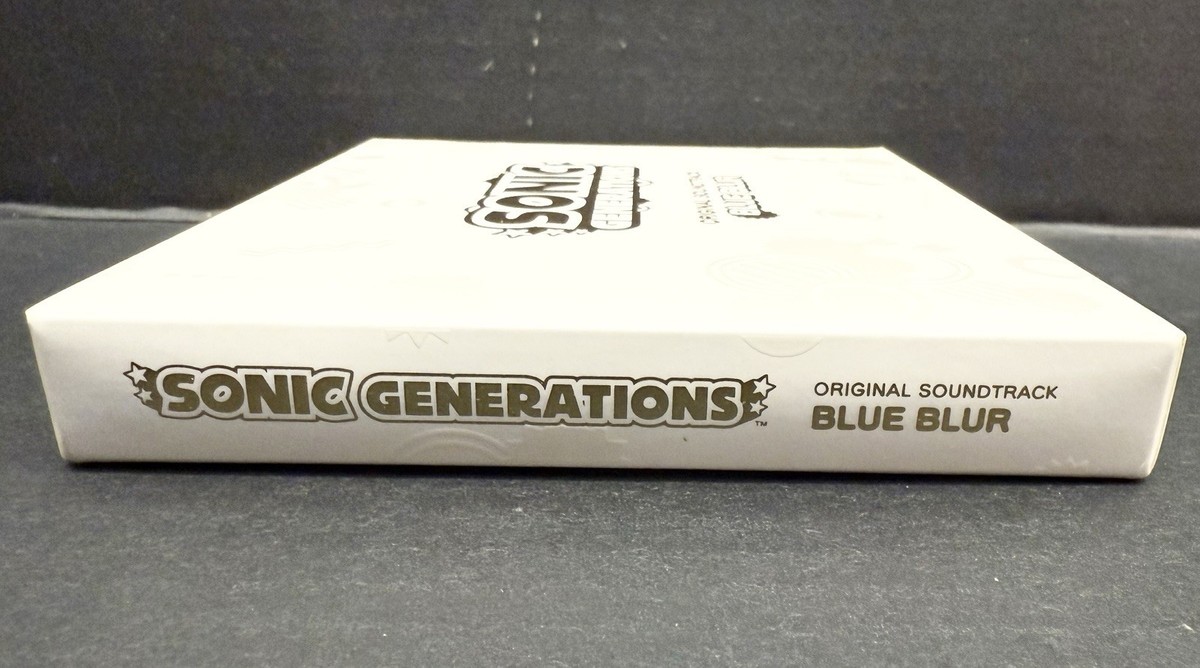 Sonic The Hedgehog Generations Music Soundtrack Blue Blur CD Set